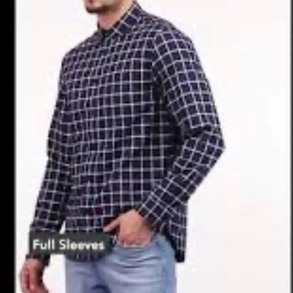 James Campbell plaid button down shirt size XXL casual black white and blue - Picture 1 of 4